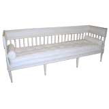 Swedish Gustavian Settee