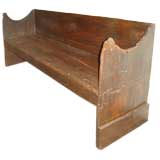 Catalan Pine Fireplace Bench