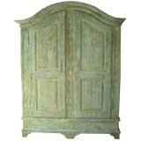 18th.C. French Painted Armoire from Alsace