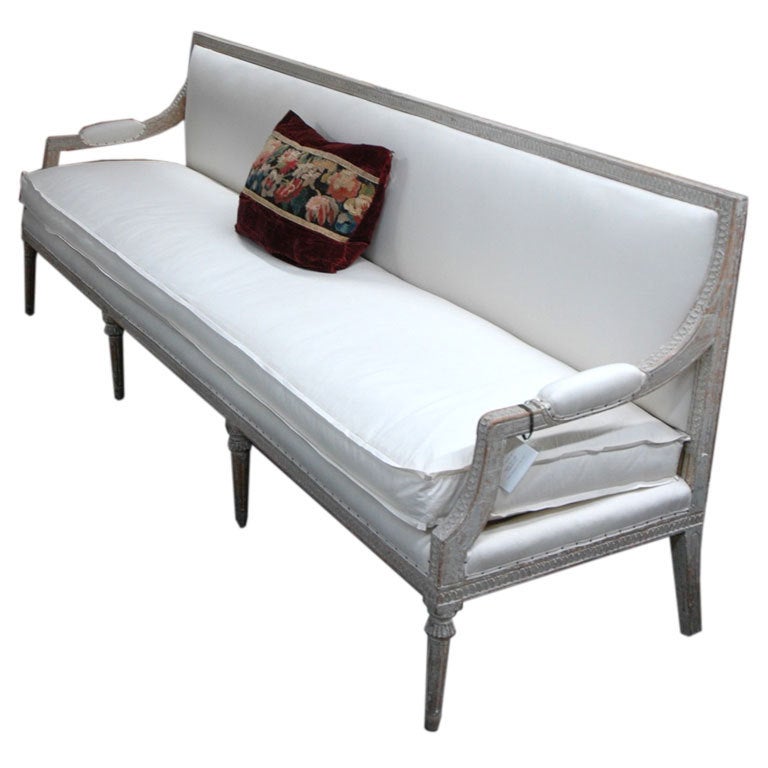 Late 18th c. Swedish Gustavian Settee