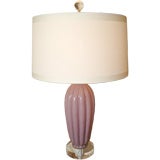 Lavender Murano Lamp, c. 1940