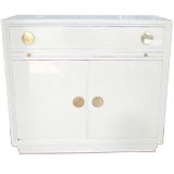 Ivory Lacquered Commode