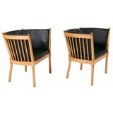 Pair of Spindleback Chairs by Borge Mogensen