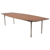 Boat Shaped Dining/Conference Table by Florence Knoll