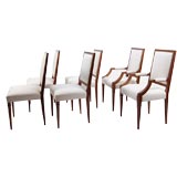 Set of six Cherry Dining chairs by Baker