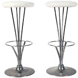 Pair of Barstools by Piet Hein