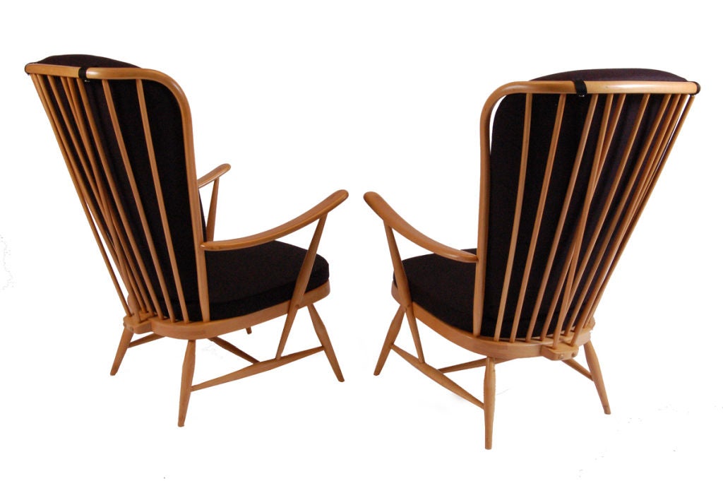 British Windsor Easy Chairs by Lucien Ercolani