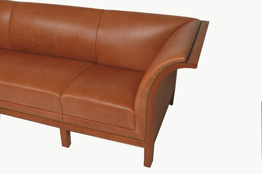 Danish Three Seat Sofa by Frits Henningsen