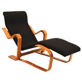 Upholstered Long Chair by Marcel Breuer