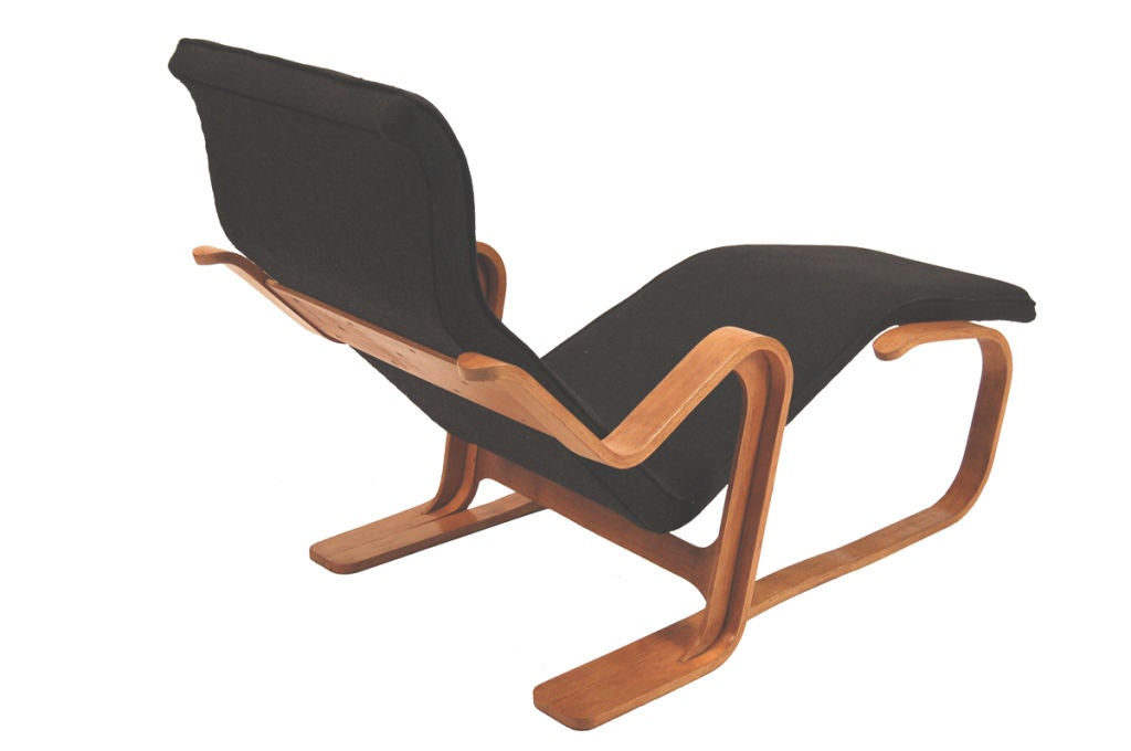 British Upholstered Long Chair by Marcel Breuer