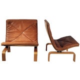 Pair of PK-27 Chairs by Poul Kjaerholm