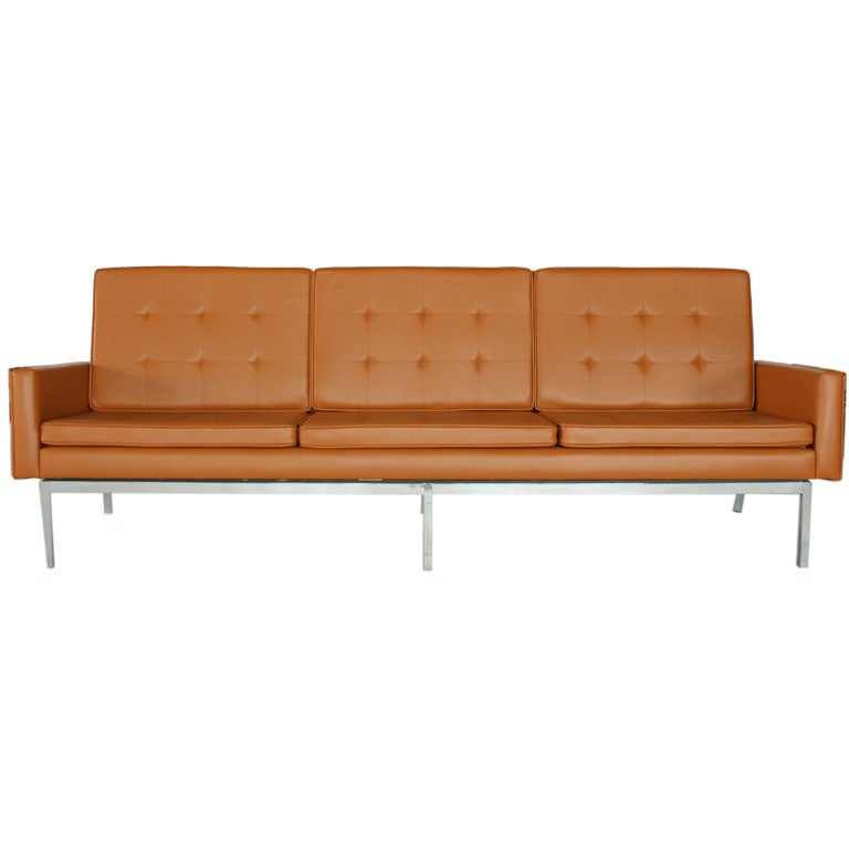 Knoll International 67C Three-Seat Sofa by Art Metal