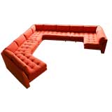 Vladimir Kagan three piece Omibus sofa sectional