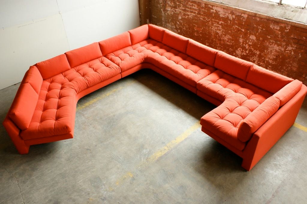 Vladimir Kagan three piece Omibus sofa sectional 3