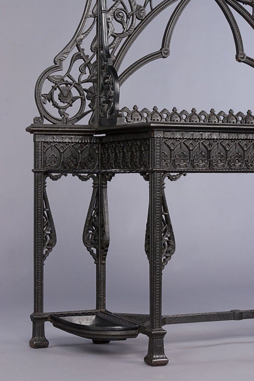 English Rare Hall Stand by Christopher Dresser for Coalbrookdale