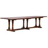 An Oak Refectory Table by 'The Mouseman', Robert Thompson