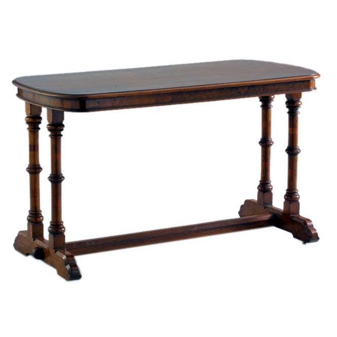 A Reformed Gothic Sofa Table by Charles Bevan for Marsh and Jones at