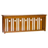 Antique An Arts 
Crafts Oak Window Seat