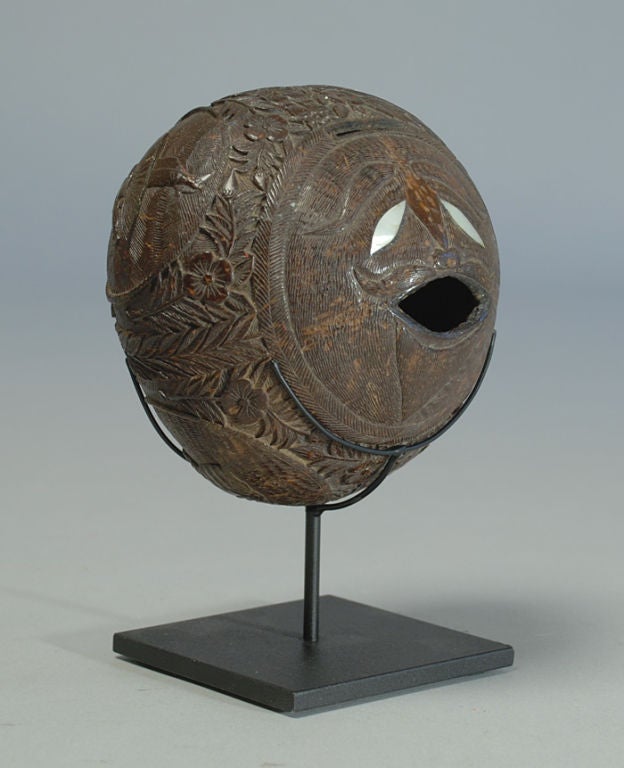 Antique Mexican Coconut Bank