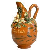 A Superb Vintage Mexican Pulque Jar from Puebla