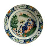 Large 18th century Delft Charger