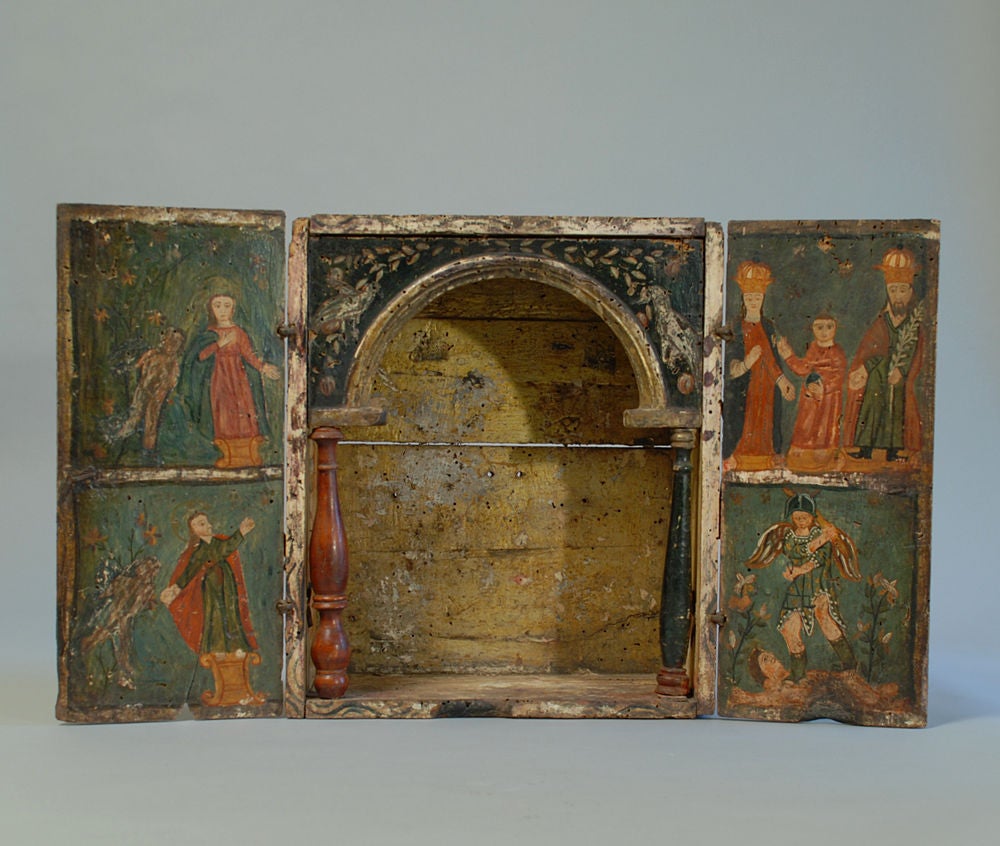 18th Century Spanish Colonial Altar Niche