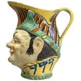Used Mexican Talavera Pulque Pitcher