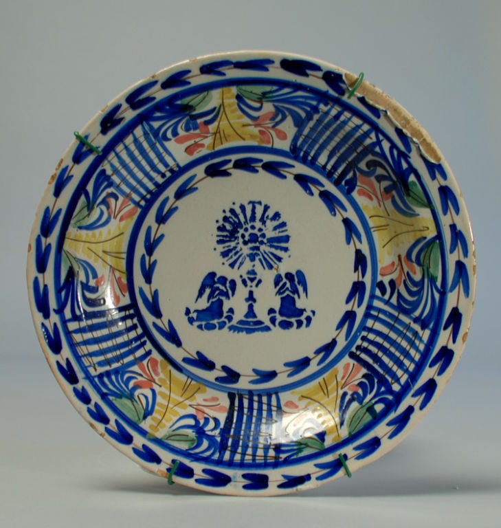 Large Antique Spanish Charger - Triana