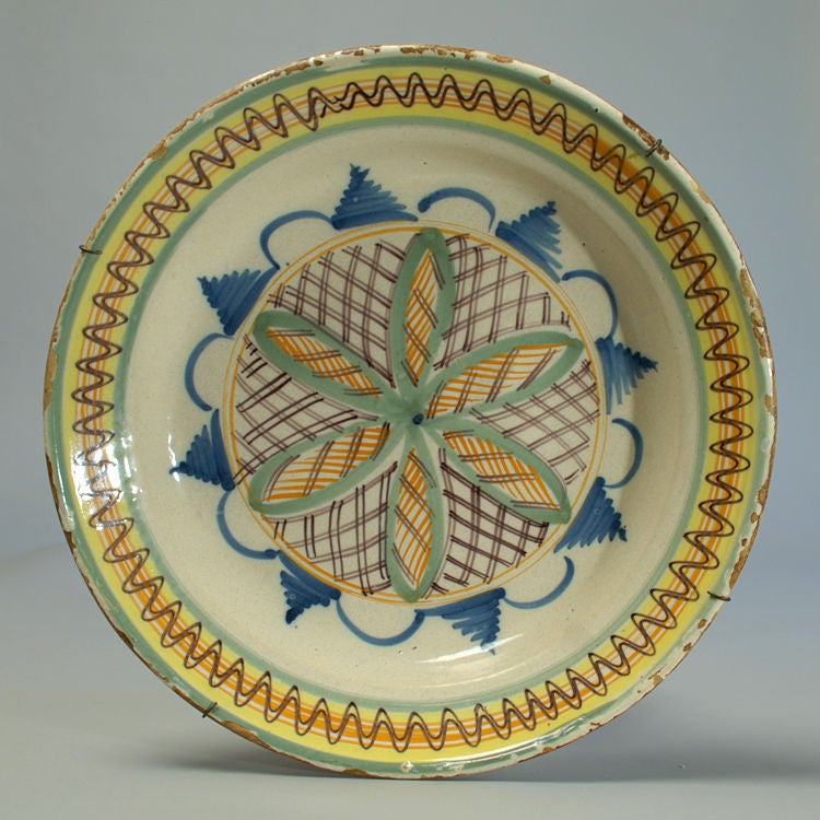 19th Century Spanish Majolica Charger - Andalucia