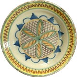 19th Century Spanish Majolica Charger - Andalucia
