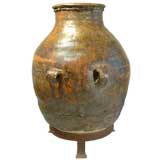 Large Antique Guatemalan Tinajera - Water Pot