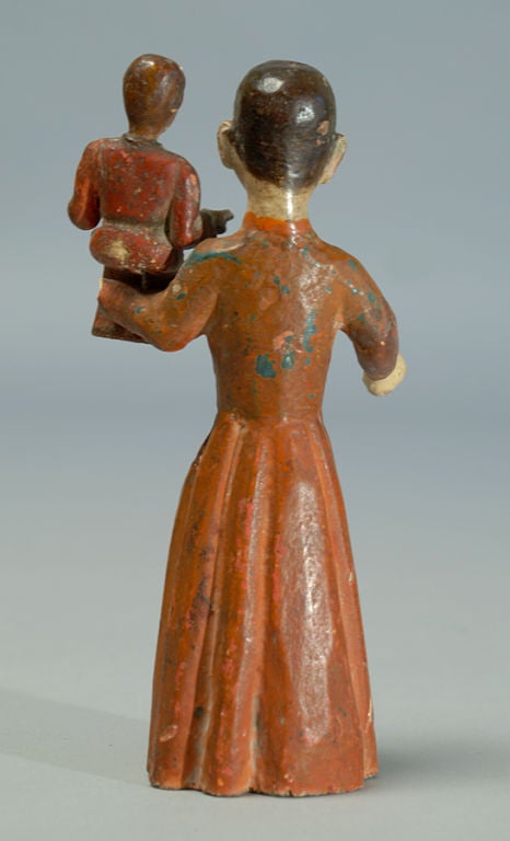 Folk Art 19th Century Spanish Colonial Santo