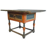 Spanish Colonial Polychrome Painted Table