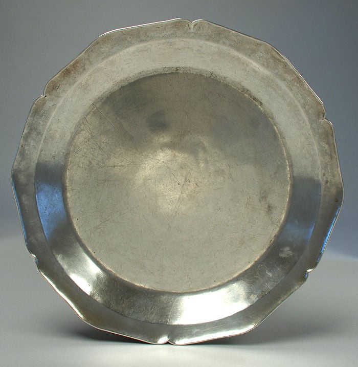 Spanish Colonial Silver Charger