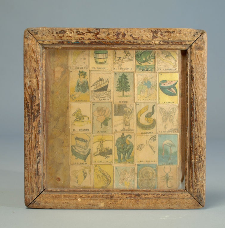 vintage loteria cards