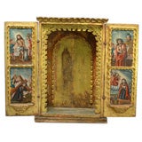 Rare 18th Century Spanish Colonial Altar Niche