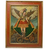 Spanish Colonial Painting - Saint Michael Archangel