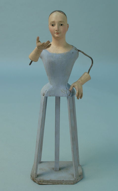 19th Century Mexican Cage Santo