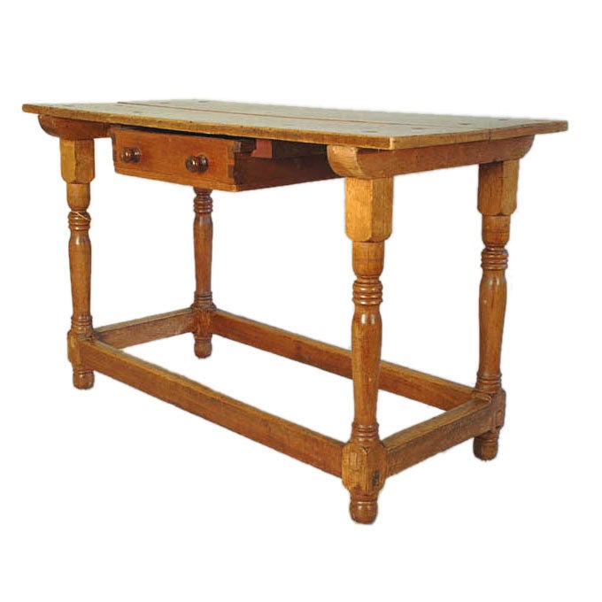 Antique Mexican Hacienda Table - Chiapas