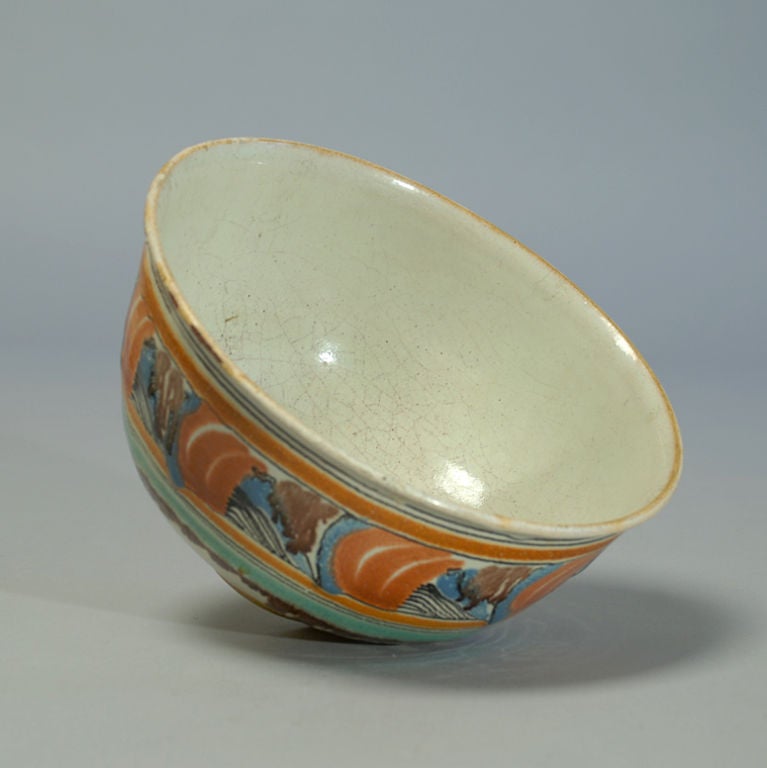 Ceramic 19th Century Mexican Talavera Cuenco - Puebla