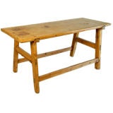 19th Century Mexican Sabino Wood Tavern Table