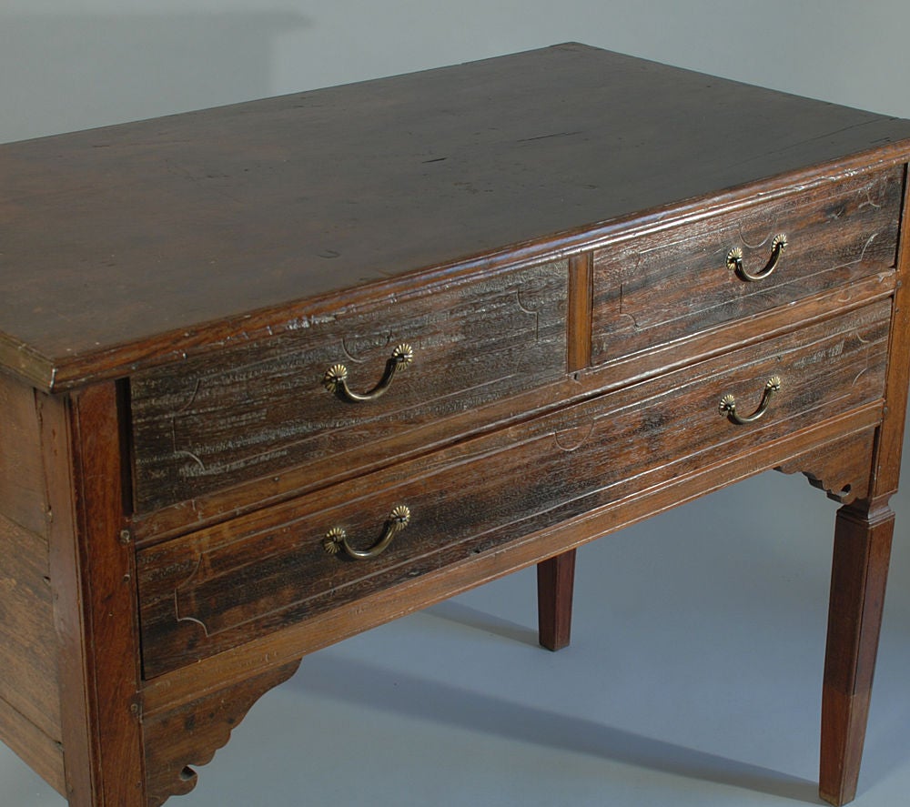 19th Century Filipino Nara Mahogany Altar Table In Excellent Condition In San Francisco, CA