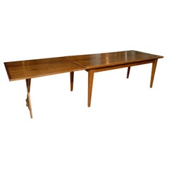 French cherry extending table with bread board
