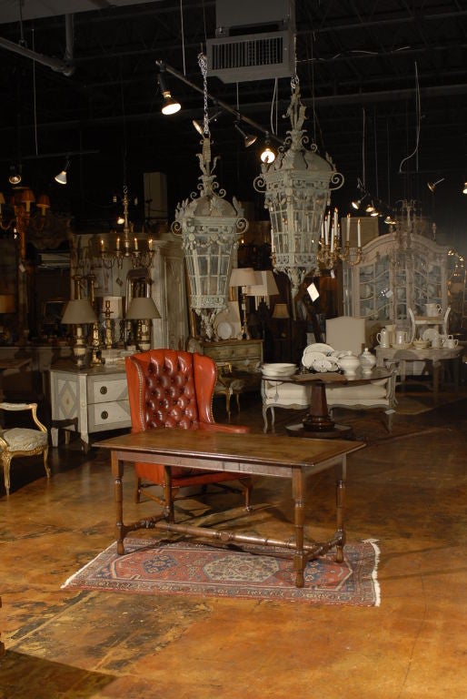 French oak tavern table, circa 1870