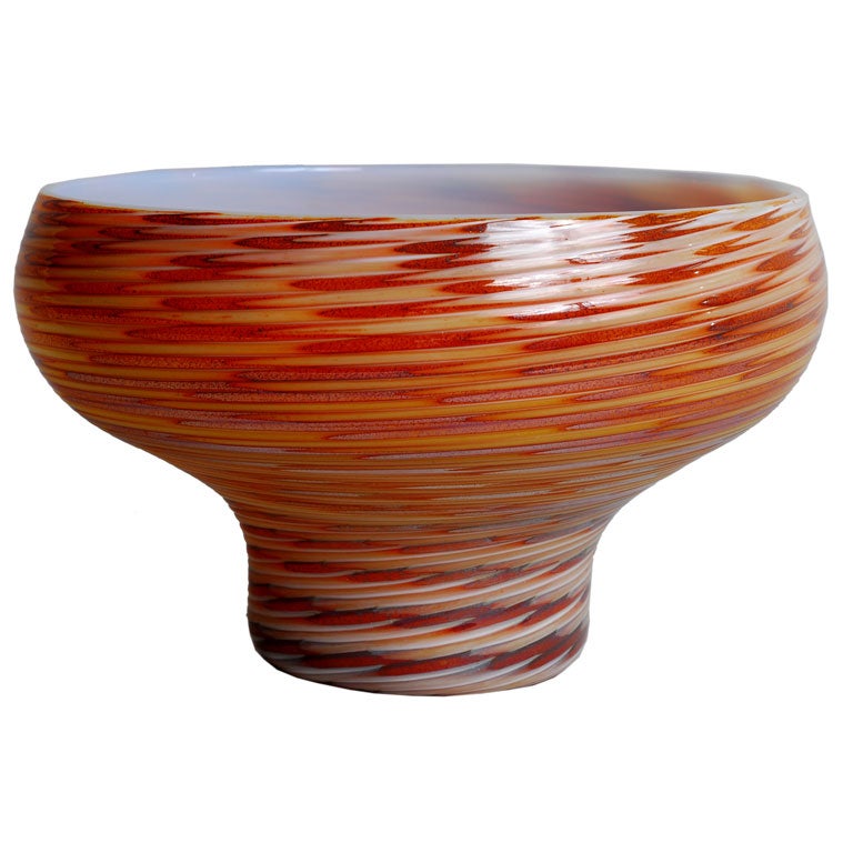 Antonio Da Ros glass bowl For Sale