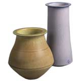 Robert Deblander set of 2 ceramic vases