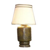 Egyptian revival lamp