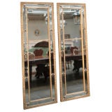 A pair of Queen Anne plates in later gilded frames