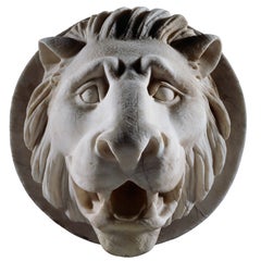 Fontaine à tête de lion