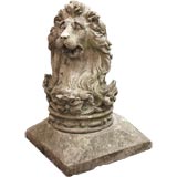 Pair of 19th century Roman stone lions